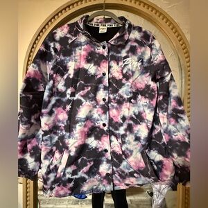 PINK Victoria's Secret Women's Multicolor Bomber Jacket